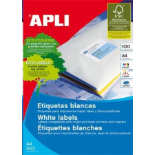 APLI 63.5x46.6 mm univerzális etikett, kerekített sarkú 1800 darab (LCA2415) etikett