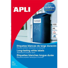 APLI 64.6x33.8 mm etikett, poliészter, időjárásálló 2400 darab (LCA12966) (LCA12966) etikett