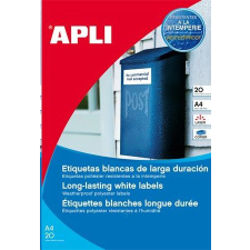 APLI 64.6x33.8 mm etikett, poliészter, időjárásálló 480 darab (LCA1226) etikett