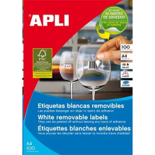 APLI 64.6x33.8 mm univerzális etikett, eltávolítható 2400 darab (LCA03056) (LCA03056) információs címke