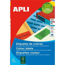 APLI 70x37 mm etikett, sárga 2400 darab (LCA11834) etikett