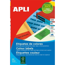 APLI 70x37 mm etikett, sárga 2400 darab (LCA11834) (LCA11834) etikett