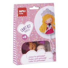 APLI Bábukészítő készlet, APLI Kids "Craft Kit", hercegnő kreatív és készségfejlesztő