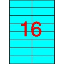 APLI Etikett, 105x37 mm, színes, APLI, kék, 320 etikett/csomag etikett