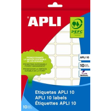 APLI Etikett, 12x18 mm, kézzel írható, APLI, 560 etikett/csomag etikett