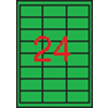 APLI Etikett, 70x37 mm, színes, APLI, zöld, 2400 etikett/csomag