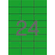 APLI Etikett, 70x37 mm, színes, APLI, zöld, 480 etikett/csomag etikett