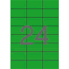 APLI Etikett, 70x37 mm, színes, APLI, zöld, 480 etikett/csomag etikett