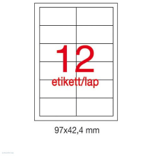 APLI Etikett LCA1213 97x42,4mm 25ív Apli etikett