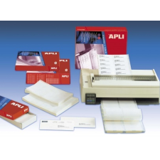 APLI Etikett, mátrixnyomtatókhoz, 1 pályás, 127x48,7 mm, APLI, 3000 etikett/csomag etikett