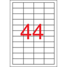 APLI Etikett, univerzális, 48,5x25,4 mm, apli, 22000 etikett/csomag 10558 etikett