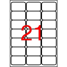 APLI Etikett, univerzális, 63,5x38,1 mm, kerekített sarkú, APLI, 2100 etikett/csomag etikett