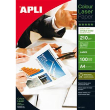 APLI Fotópapír "Premium Laser" A4 210g 100db fényes kétoldalas (11833) fotópapír