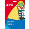 APLI Körcímke 19 mm átmérő zöld A5 70 etikett/lap 560 etikett/csomag