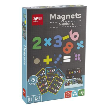 APLI Mágneses készségfejlesztő készlet, 51 db, APLI Kids &quot;Magnets&quot; számok kreatív és készségfejlesztő
