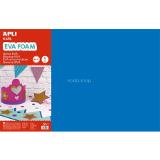 APLI Moosgumi, 400x600 mm, APLI Kids &quot;Eva Sheets&quot;, kék kreatív papír