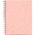 APLI Paper S.A.U. Miquelrius spirálfüzet, A5, 120 lap, négyzethálós, színregiszteres, keményfedeles, Rose