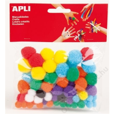 APLI Pom-pom, APLI Creative, vegyes színek (LCA13061) dekorációs kellék