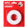 APLI Ragasztó tekercs, 3D, kétoldalas, szivacs, APLI, 19 mm x 2,28 m, fehér