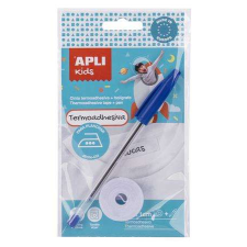 APLI Textilszalag, vasalható, 200x10 mm, tollal, APLI Kids, fehér party kellék