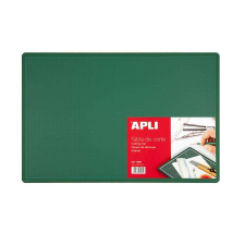 APLI Vágóalátét, PVC, 450 x 300 x 2 mm (A3), APLI, zöld iskolai kiegészítő