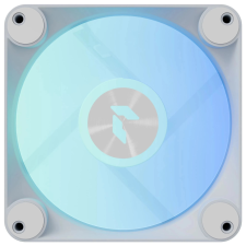 APNX FP1-R 120 PWM ARGB fordított légáramlás fehér hűtés