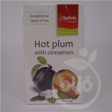  Apotheke forró szilva fahéjjal filteres gyümölcstea 20x2 g 40 g tea
