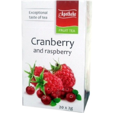 Apotheke Tőzegáfonya és Málna Tea (20x2g flt) gyógytea