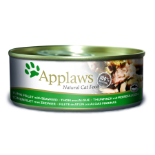 Applaws Cat Konzerv Tonhal+Tengeri Alga 156g macskaeledel