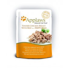 Applaws Cat Tasakos Csirkehús Marhahússal Zselében, 70g macskaeledel