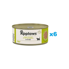 Applaws Cat Tonhal hínárral húslevesben 6x156 g macskaeledel