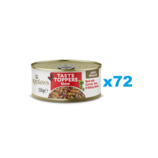 Applaws Dog Taste Toppers Pörkölt marhahússal, sárgarépával és borsóval 72x156 g kutyaeledel