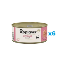 Applaws tonhal- és garnélarákkonzerv 6 × 156 g macskaeledel