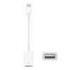 Apple adapter kábel (USB aljzat - Type-C, 12cm, MJ1M2ZM/A utód) FEHÉR