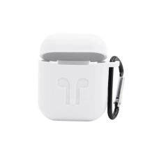 Apple Airpods szilikon tok. Fehér fülhallgató, fejhallgató tok