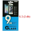 Apple Apple iPhone 15 / 16, 2db Kijelzővédő fólia, ütésálló fólia (az íves részre NEM hajlik rá!), Tempered Glass (edzett üveg), Clear