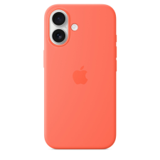 Apple Apple iPhone 16 Silicone Case with MagSafe - Tangerine (SEASONAL) tok és táska