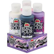 Apple Barrel Ready Pour set, 4×118 ml, Cosmic pop pro pouring akrilfesték
