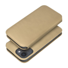 Apple Dual Pocket Apple iPhone 15 Plus flip tok, arany tok és táska