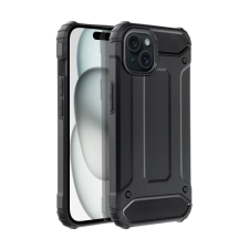 Apple Forcell Armor hátlap tok, Apple iPhone 15, fekete tok és táska