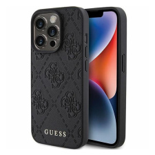 Apple GUESS 4G Stamped bőrtok Apple iPhone 15 Pro fekete tok és táska