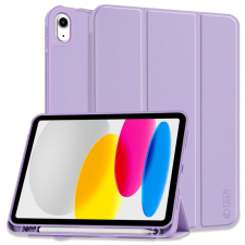 Apple iPad 10.9 (2022), mappa tok, Apple Pencil tartóval, Smart Case, lila tablet tok