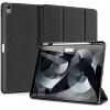  Apple iPad Air 13 (2024 / 2025), mappa tok, Smart Case, Apple Pencil tartóval, Dux Ducis Domo, fekete