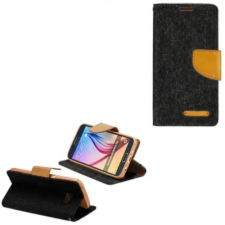  Apple iPhone 11 Pro, Oldalra nyíló tok, stand, Canvas Book, fekete tok és táska