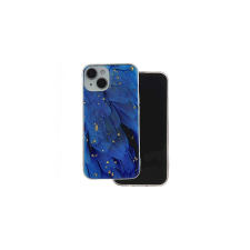 Apple iPhone 11, Szilikon tok, Gold Glam, blue tok és táska