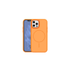 Apple iPhone 12/12 Pro, Szilikon tok, Thin Magsafe, narancs