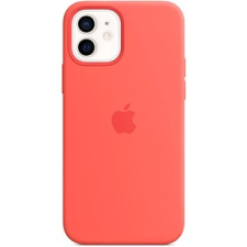 Apple iPhone 12 Mini szilikon hátlap MagSafe Citrus Pink tok és táska