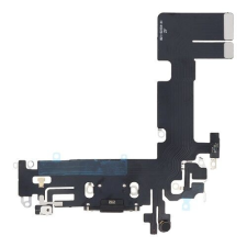 Apple iPhone 13, Átvezető szalagkábel (Flex), Töltő csatlakozó, fekete mobiltelefon, tablet alkatrész