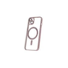 Apple iPhone 13 Pro Max, Szilikon tok, Chrome Mag, rózsaszín-arany tok és táska