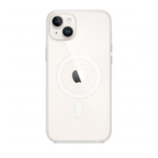 Apple iPhone 14 Plus MagSafe-rögzítésű műanyag tok, átlátszó tok és táska